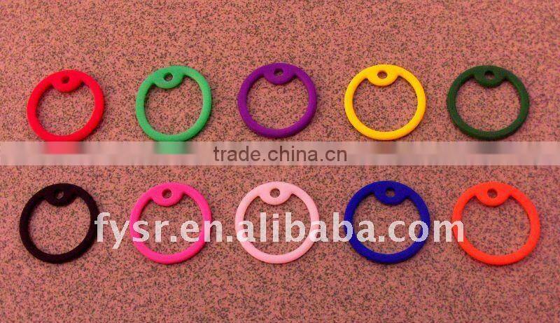 wholesale custom silicone couple dog tag/luggage label