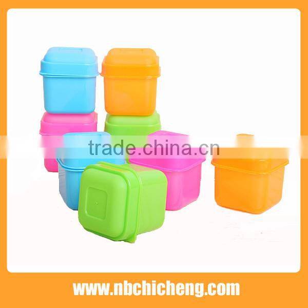 4PCS Small Plastic Storage Box with Lid