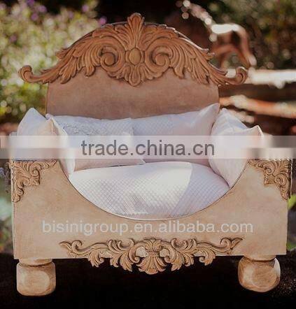 Luxury cat princess pet product, Hand carved pet bed, Royal cat & dog house (BF07-80016)
