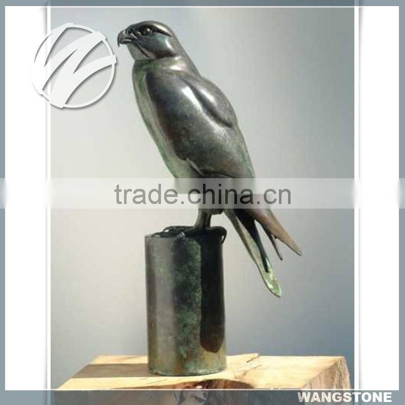 Modern Bronze Sculpture Abstract Shape Interior Decor