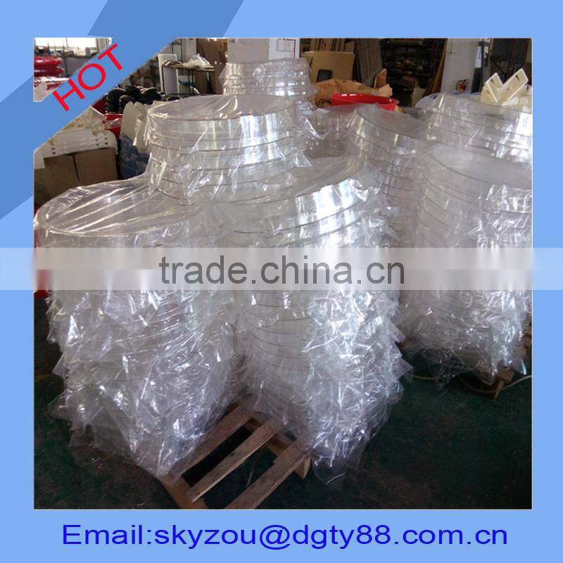 vacuum thick thermoformed round plastic craft frames with cheap price