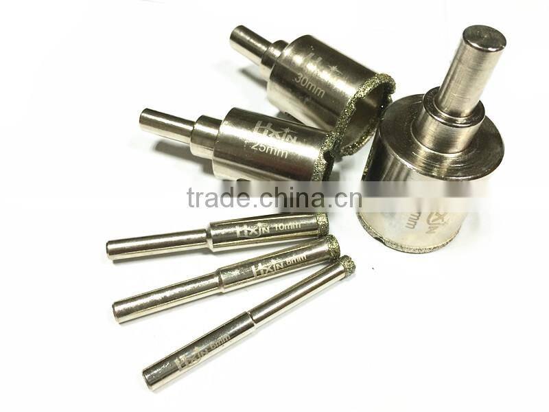 Hot sale Electroplated Diamond hole saw bits set for drilling glass