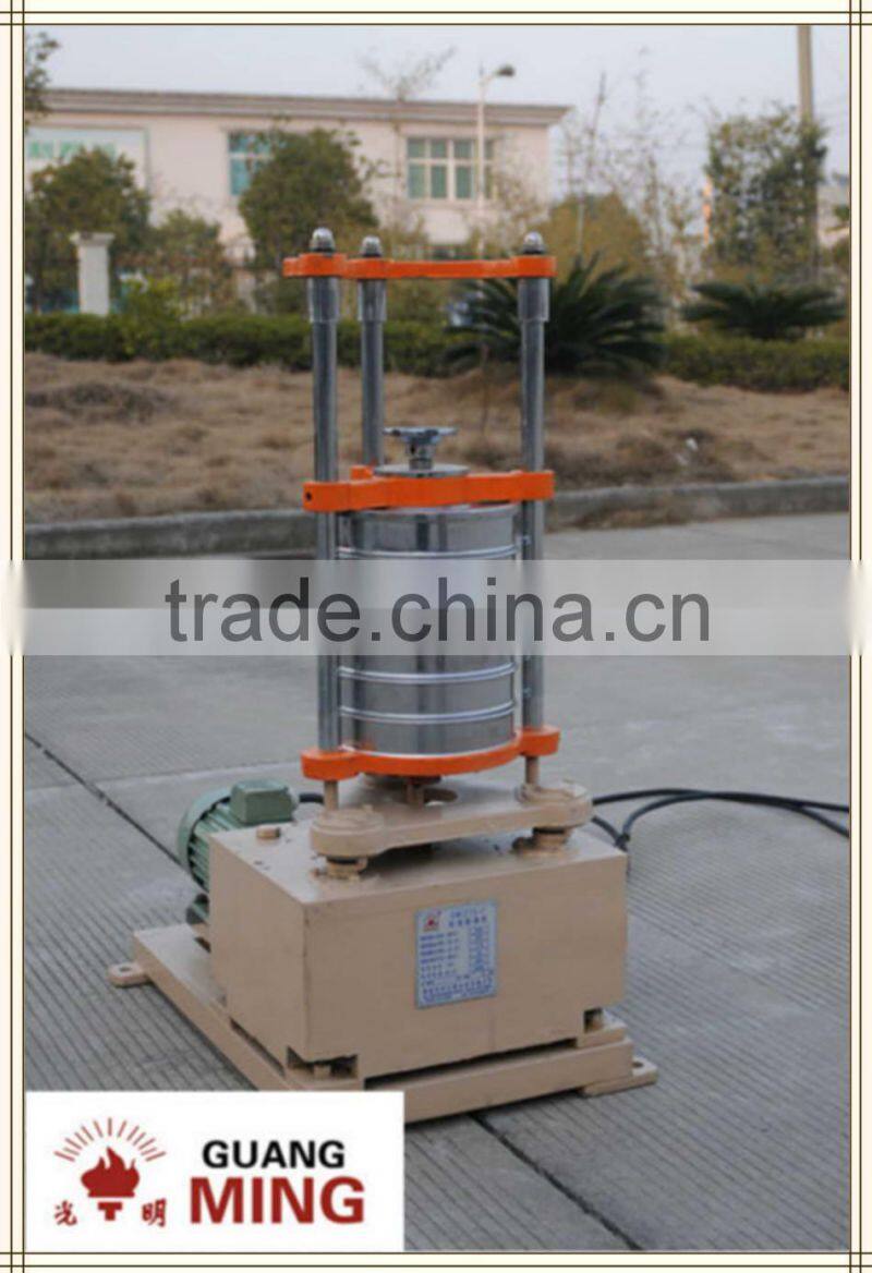 Small electric vibrating screener, lab sample sieving machine for granule size analysis