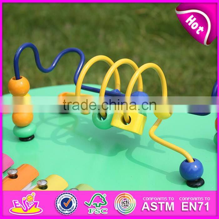 Best sale multi-function wooden baby musical toys WJ276448