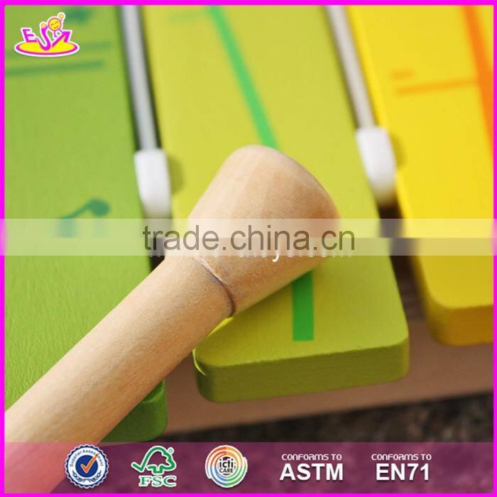 2017 New design children musical talent wooden xylophone for sale W07C056