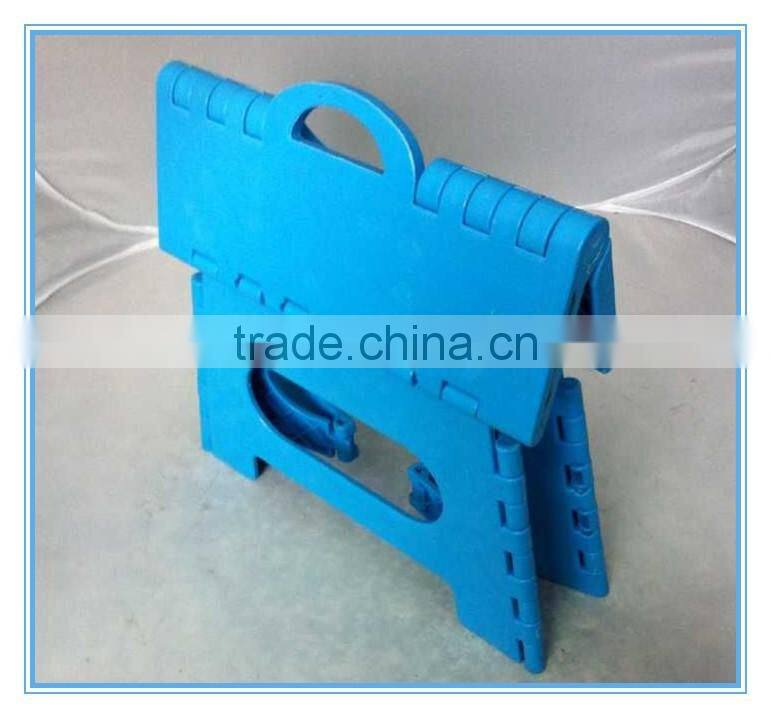Multi-functional household blue folding step stool