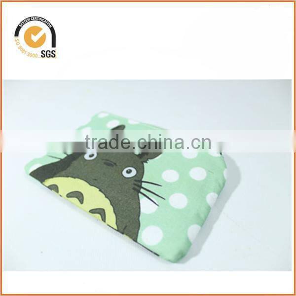 Totoro Zipper Pouch / Camera Bag in Miyazaki's My Neighbor Totoro Mint Polka Dots by Chiqun Dongguan CQ-H03002