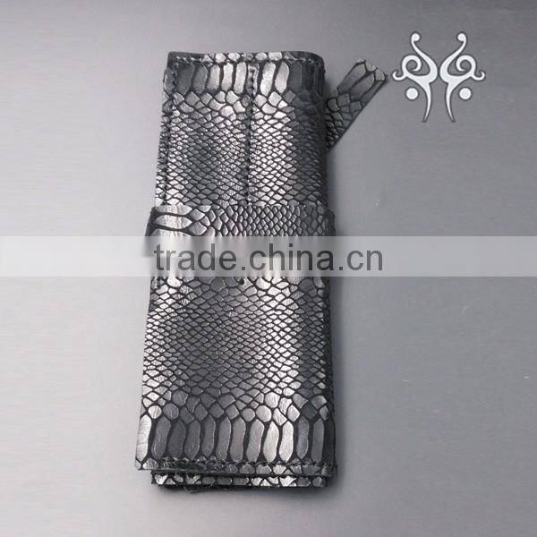 Leather Hair Scissor Shear Holster Pouch Holder Case for hairdresser with Waist Shoulder Belt