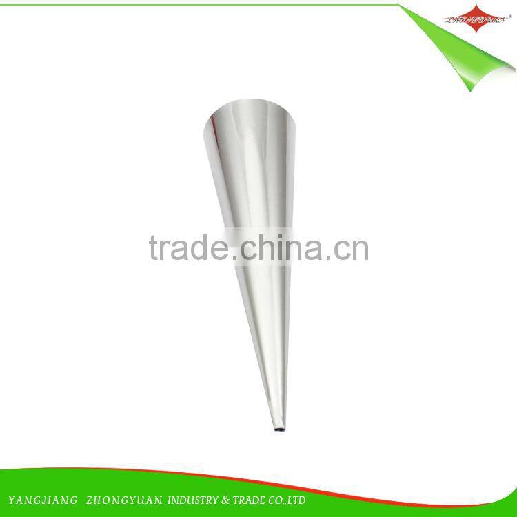 ZY-F1412A 6pcs stainless steel cream horn set cone-shape small size cream horn set