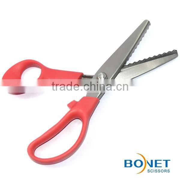 SPI0006 CE certificated 7 Inch Stainless Steel Decorative Fabric Edge Pinking Shears Scissor New