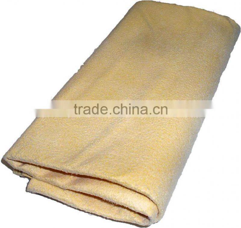 Extreme water absorbent synthetic sheepskin fabric
