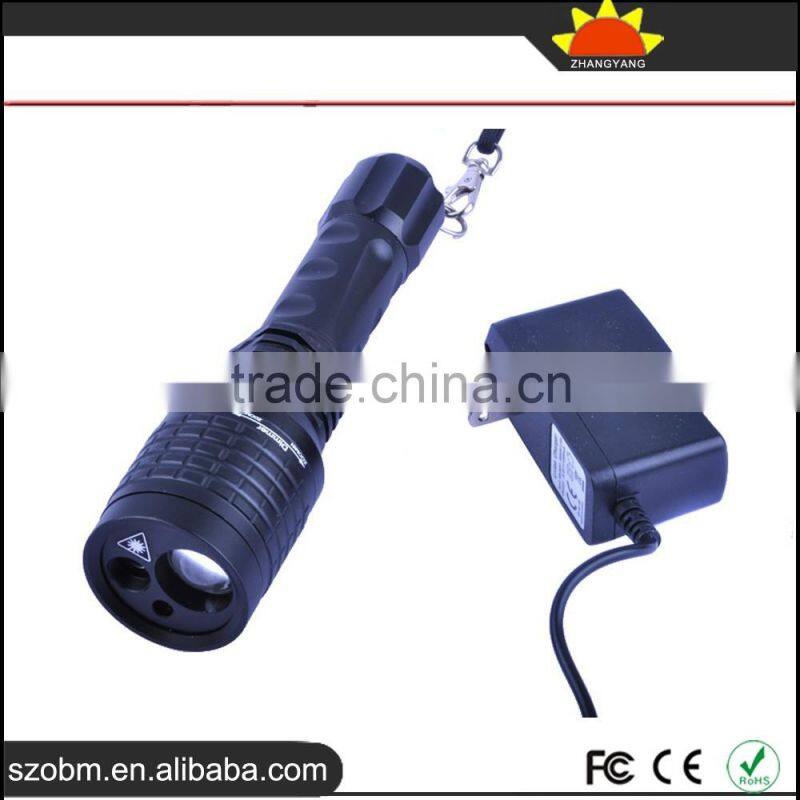 Wholesale OEM 3 in 1 5mW Green and Red Laser Pointer + Leitesi LED Multifunction Flashlight for Rifle Hunting