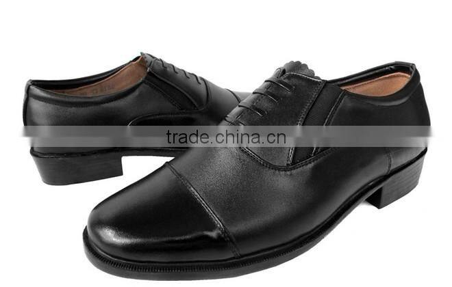 2014 new design men's business security leather shoes