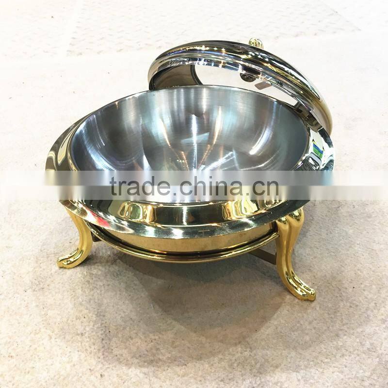 Party decorative fancy chafing dish Hotel use cheap chafing dish