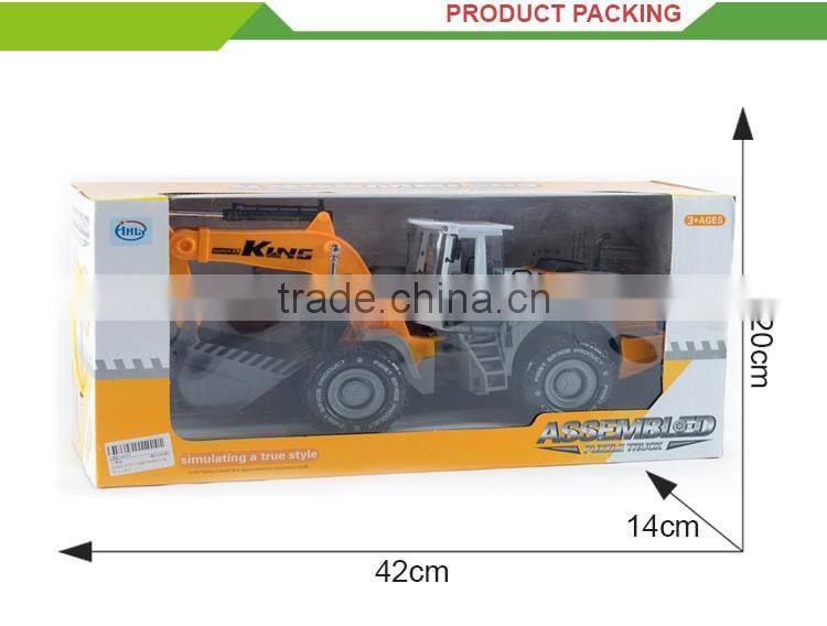 Wholesale inertia friction excavator tool toy mini plastic toy truck