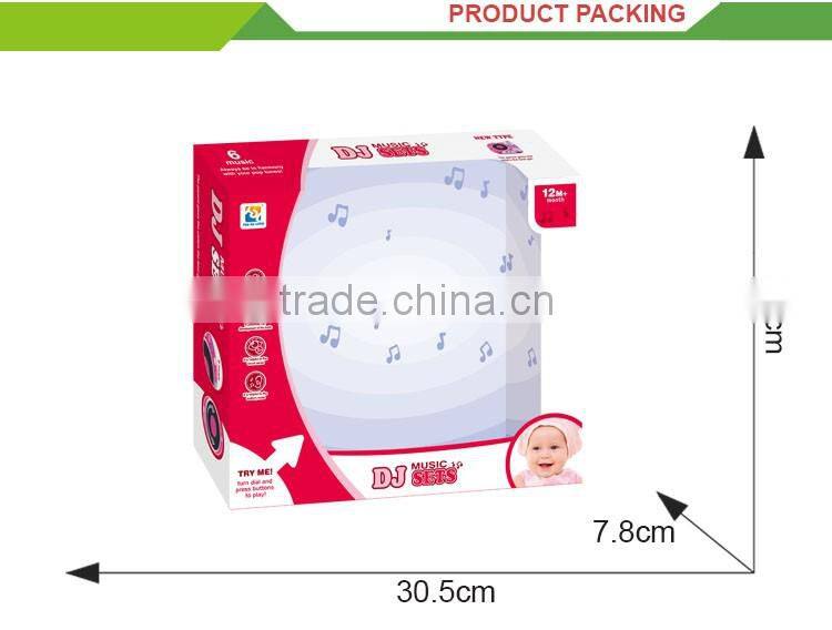 Colorful lovely small plastic box musical toy 1 year old baby gifts