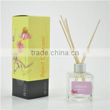 Home Decoration Prefume & Fragrance Reed Diffuser with Aluminum Collar