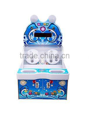 Attractive outlook design Dolphin and Ball children ticket game machine for shopping mall