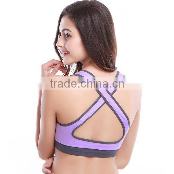 hot sale seamless gym trainning yoga sports bra