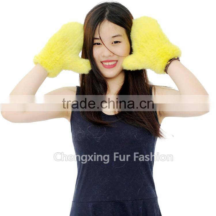 CX-A-60H Wholesale New Fashion Mittens Real Mink Fur Woman Fur Gloves
