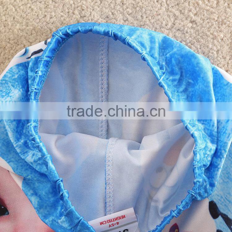 2017 New arrived boutique hot sale Full Length girl frozen girl tight legging