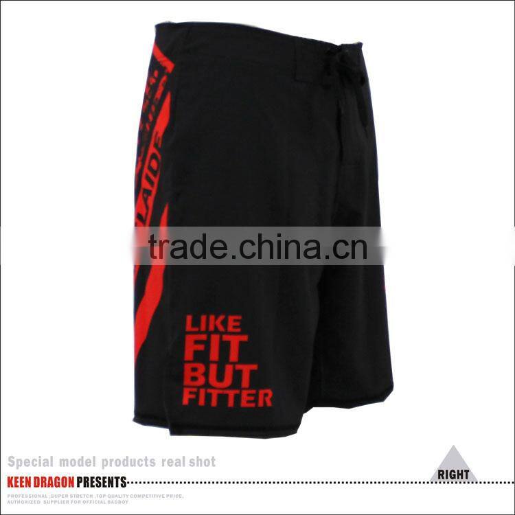 2014 New Design apparel 100% polyester printed mma fighting shorts