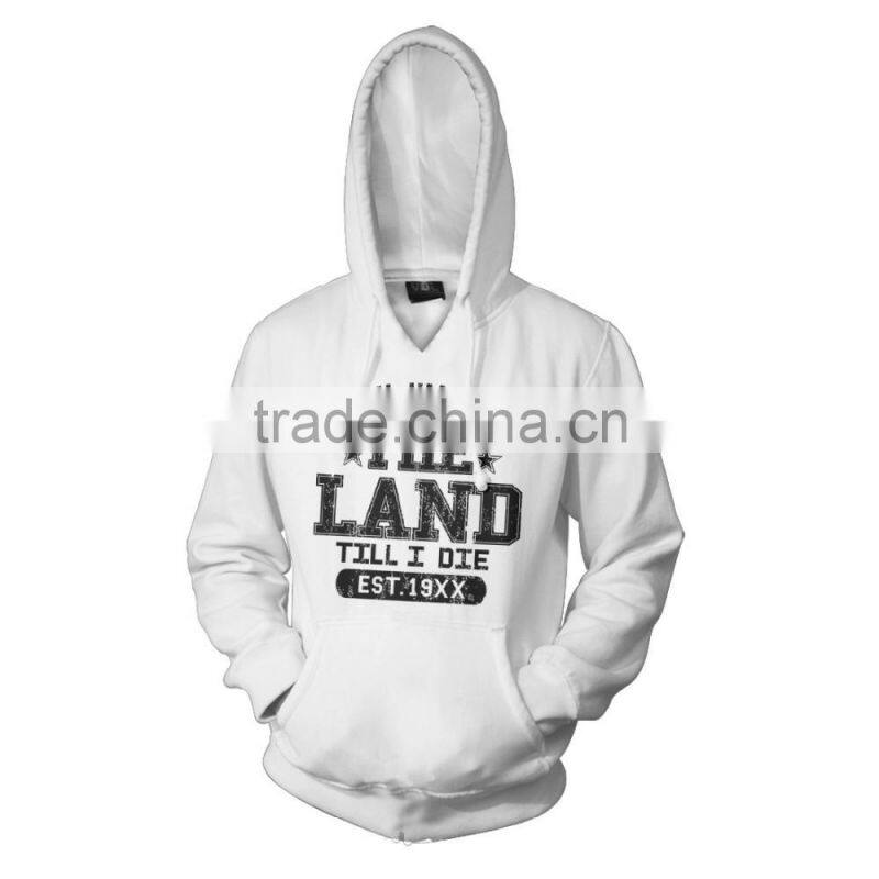 95 cotton 5spandex printing custom design hoodie with long sleeve