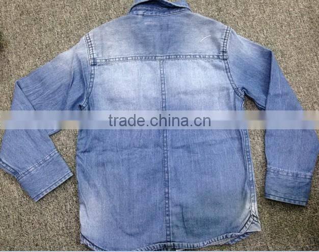 boy's denim shirt