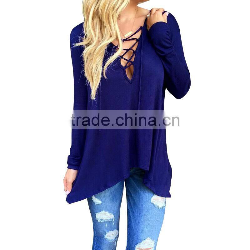 new spring autumn casual women tshirt loose 100% cotton top tee lady's V-neck Tshirts plu size