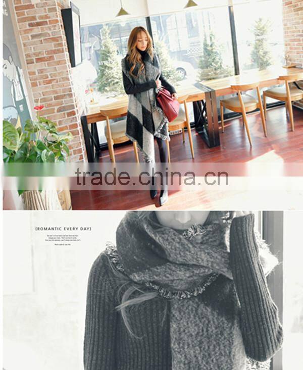 1pc New design fashion winter warmth spandex elegant shawl scarf designs for stitching