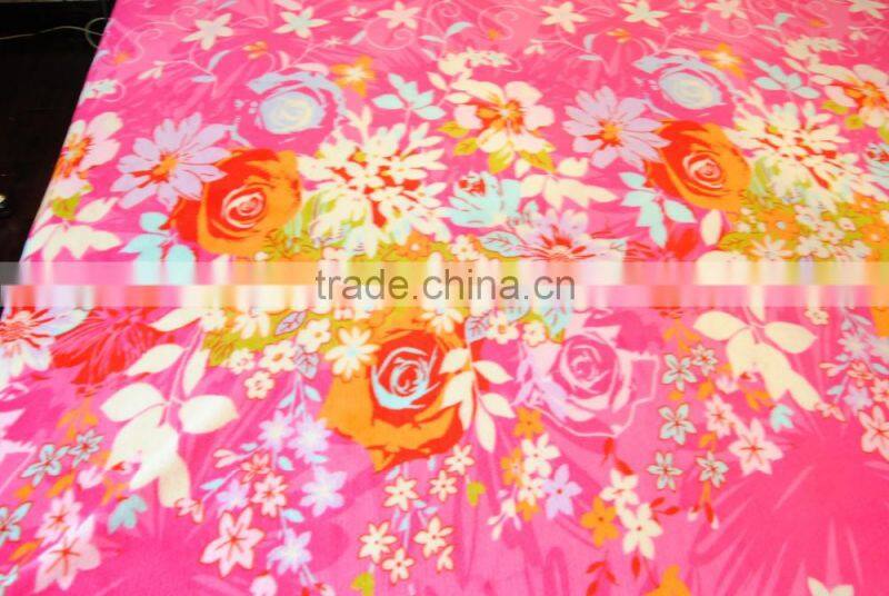 Customized printing fleece blanket