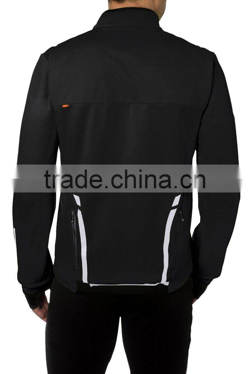2016 men fashion long stylish cycling jacket with back pocket