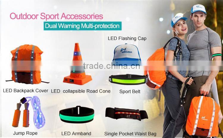 women flashing led flight jacket