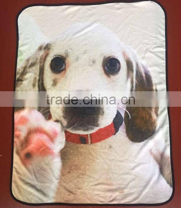 Custom Printed Animal Pattern Logo Carpet Throw Pet Products