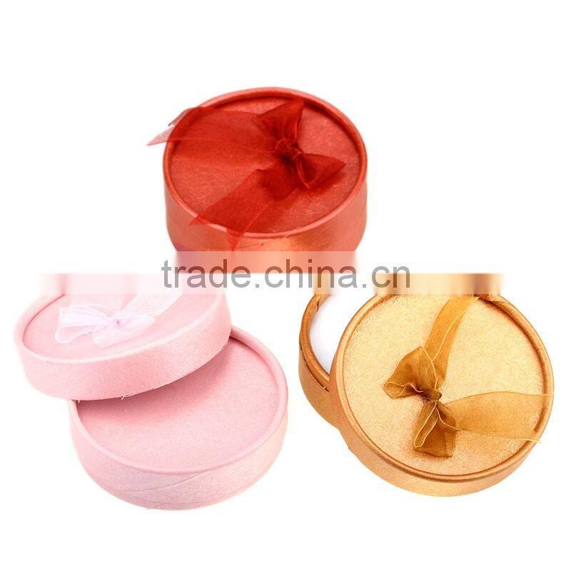 Custom Paper Wedding Jewelry Necklaces /Rings Display Gift Boxes Cases