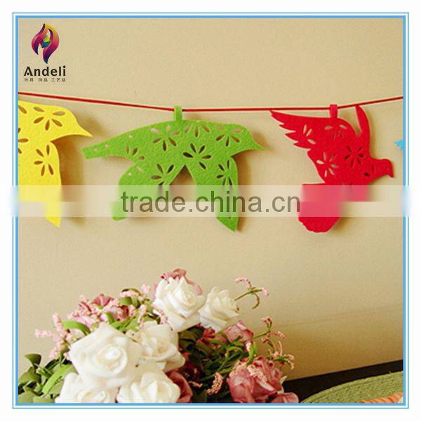 factory supply new style DIY felt string banner