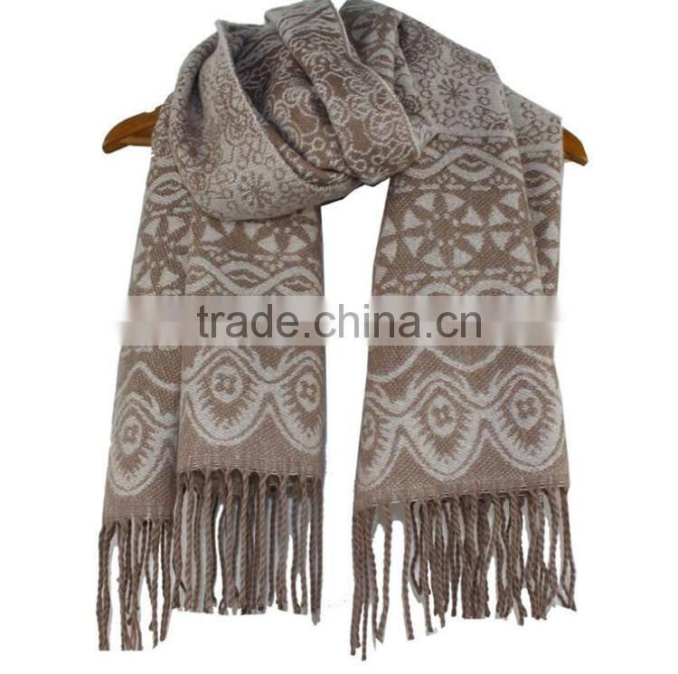 Hot selling Popular Jacquard Scarf Pashmina Scarves Wholesale