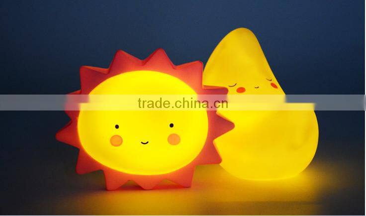 Hot sale ins sun moon star cloud led night light for kids noverty lamp