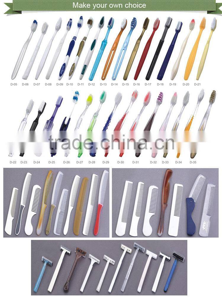 Direct factory wholesale 5 star hotel amenities set