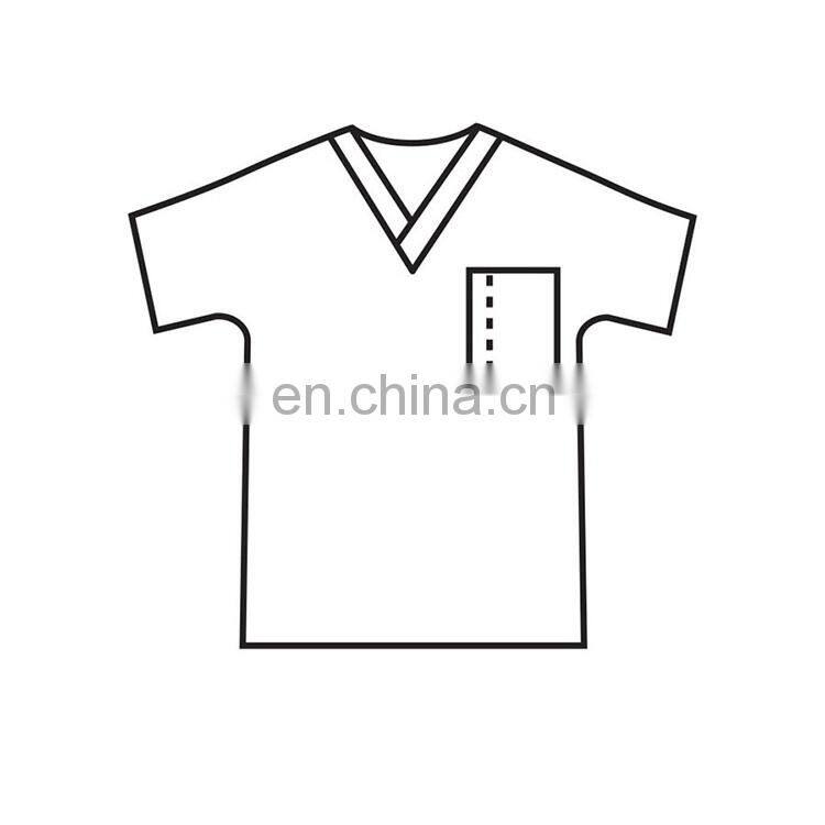 Mens Medical Uniforms Authentic Workwear Unisex Scrub Top