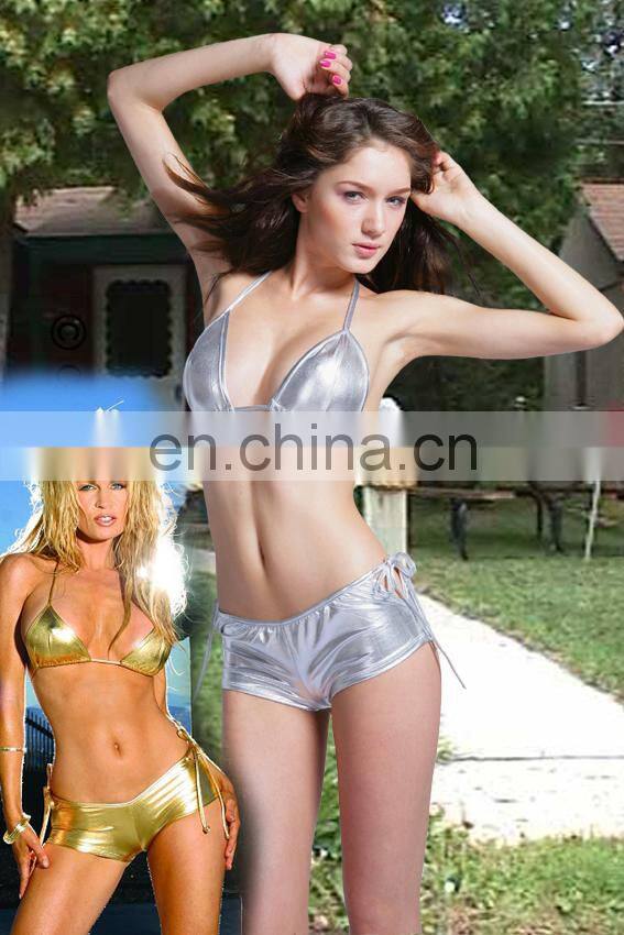 2 Sexy-lingerie Women Bra Sets Seduction Ladies Underwear Latest Sexy Design Night Wear For Sex Woman Opaque PVC BRA G-STRING