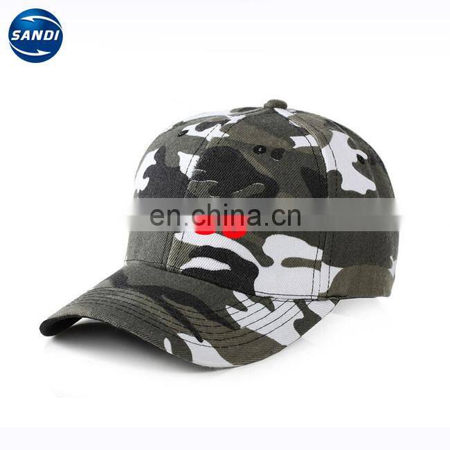 Promotional custom sports camouflage cap