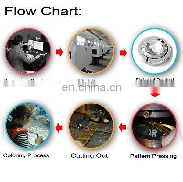 Promote paris metal bag hanger hook accessory