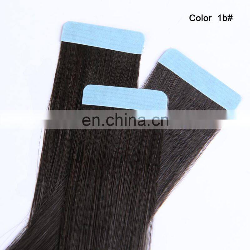 Brazilian Remy Virgin bundle weft hair tape extensions