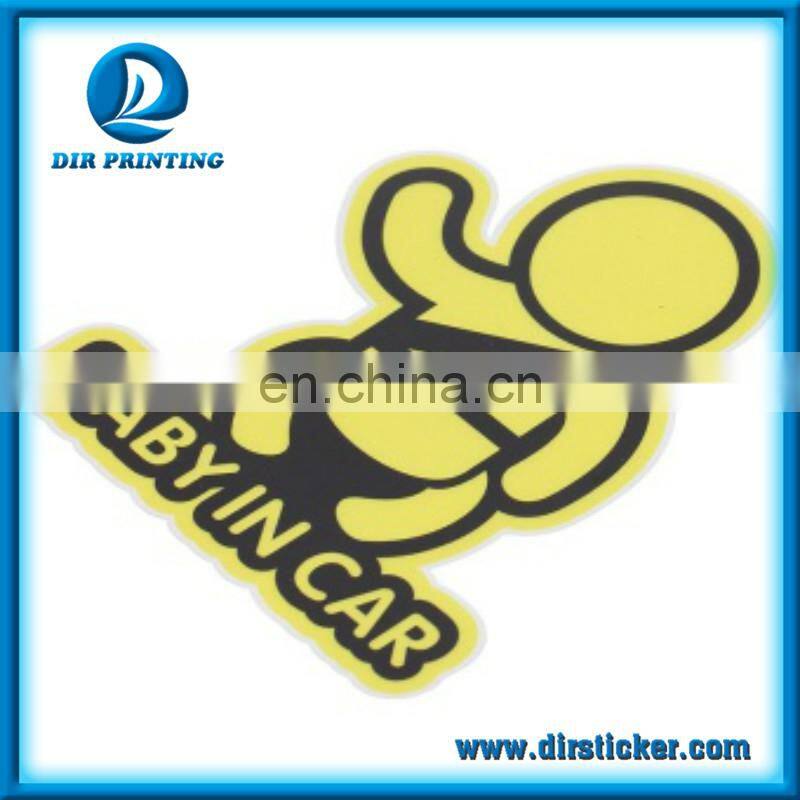 Custom Full Colors 3M Reflective PVC Car Sticker Vinyl Sticker