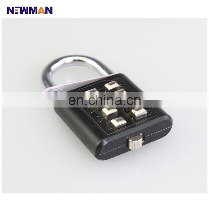 keyless security brass combination padlock,mini rectangular safety brass password lock