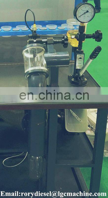 nozzle tester with anti fog device common rail injector repair kits