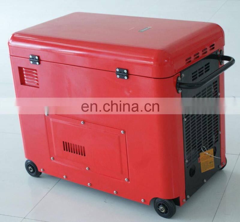 BISON CHINA TaiZhou 6.5kw Silent Type ISO9001 CE Man Diesel Generator