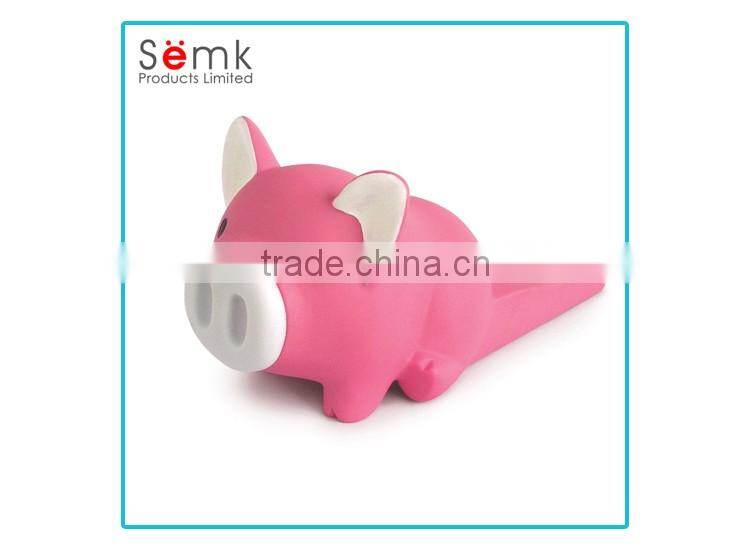 Wholesale Christmas gifts animal pig shape decorative door draft stopper