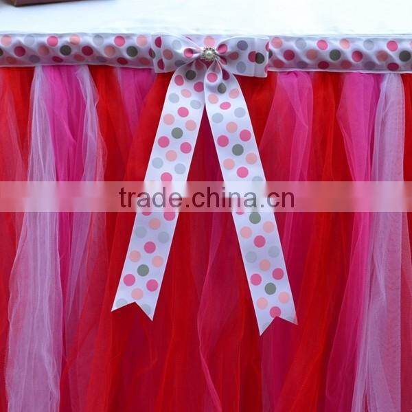 Handmade Tutu Tulle Table Skirt Cover Beautiful, Eye Catching and Unforgettable Party Centerpiece SD103